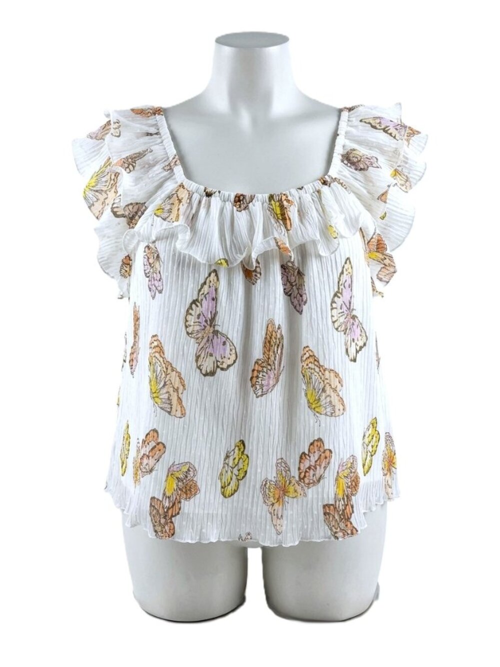 CATO Ruffle Flounce Blouse. Plus Size 18/20WP